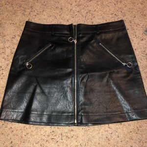 Women’s Leather Skirt